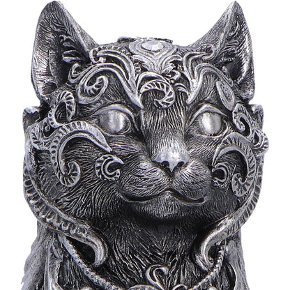 Hexbound Familiar Silver Cat Figurine 23cm 5
