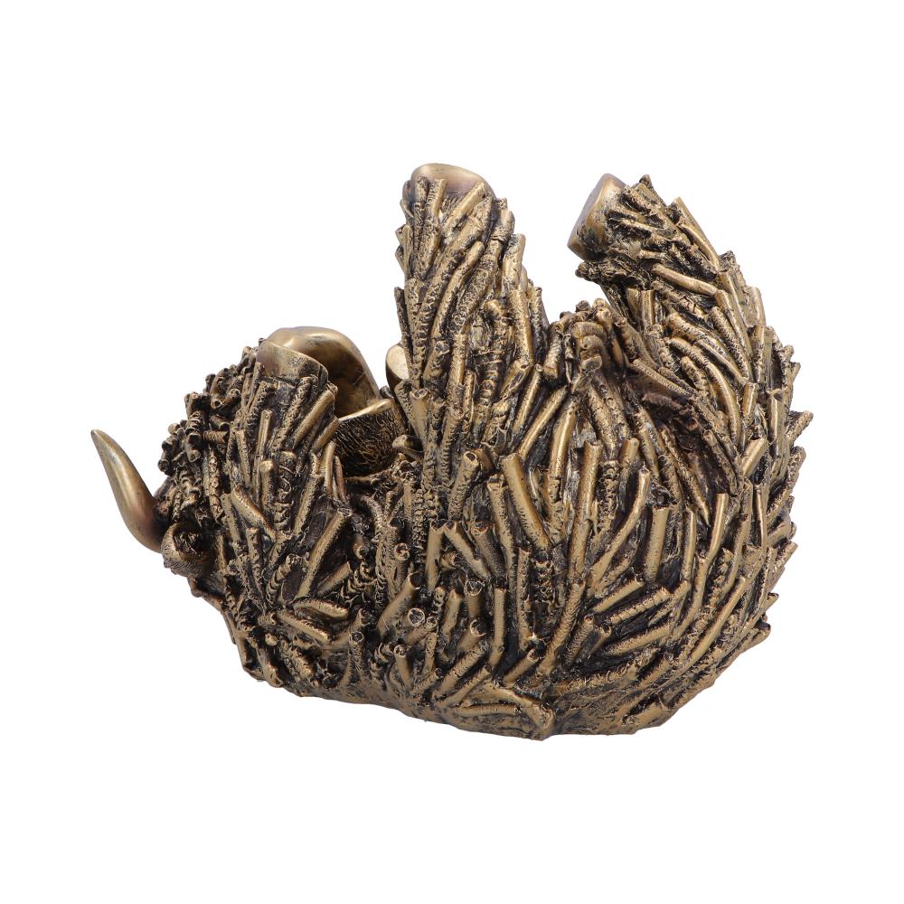 Gold Highland Cow Wine Holder 17.8cm