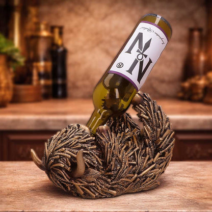 Gold Highland Cow Wine Holder 17.8cm 5
