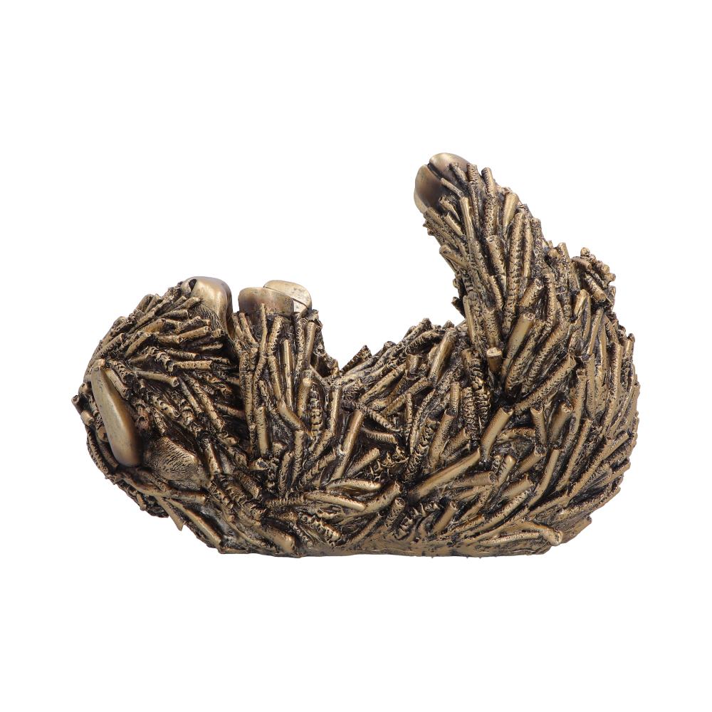 Gold Highland Cow Wine Holder 17.8cm