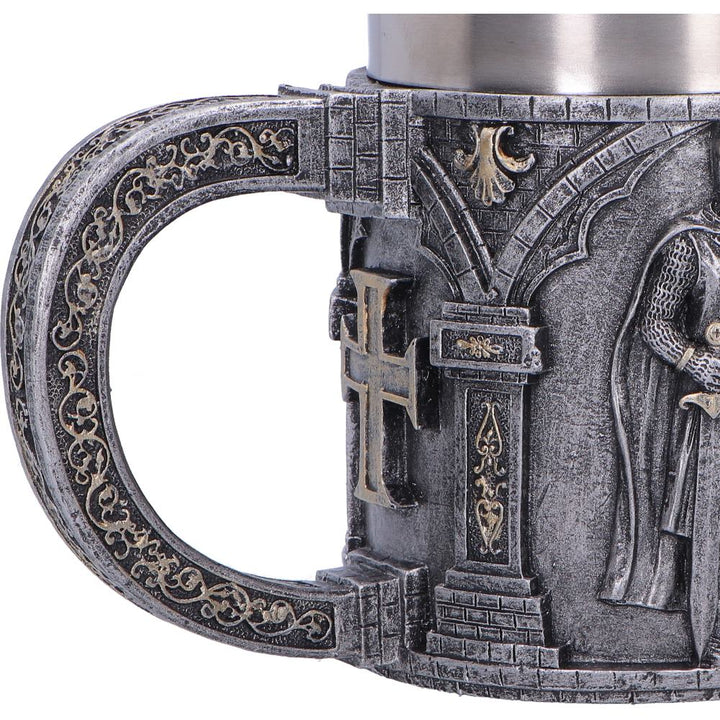 Knight in Shining Armour Silver Tankard 11.3cm