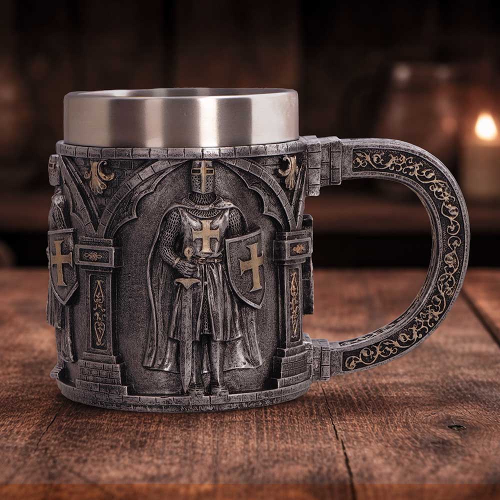 Knight in Shining Armour Silver Tankard 11.3cm