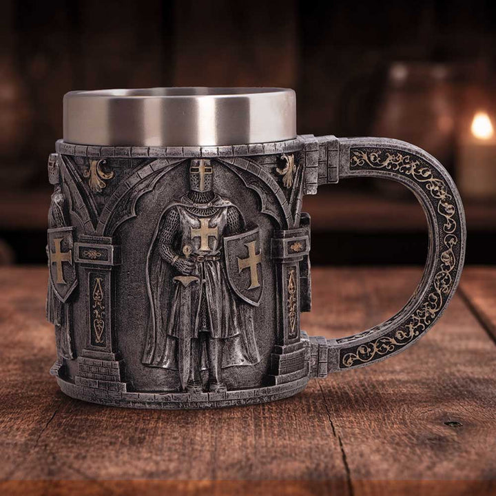 Knight in Shining Armour Silver Tankard 11.3cm