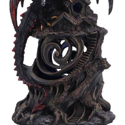 Midnight Warden Light-up Red and Black Dragon Hollow Figurine 23.5cm 6