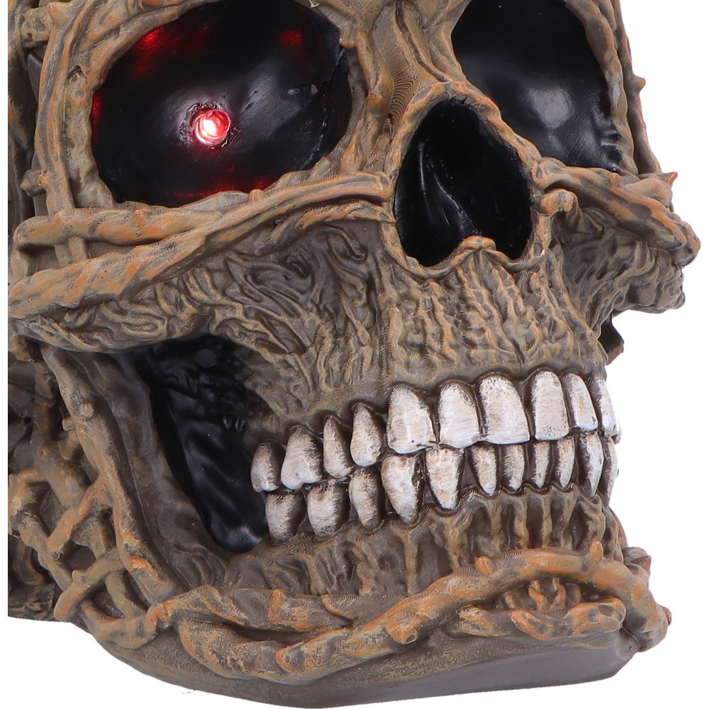 Rooted Vine Skull LED Figurine 15.8cm 5