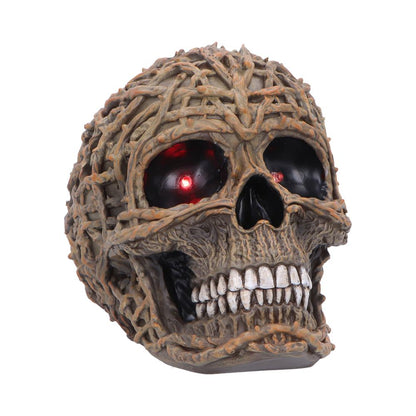 Rooted Vine Skull LED Figurine 15.8cm 1