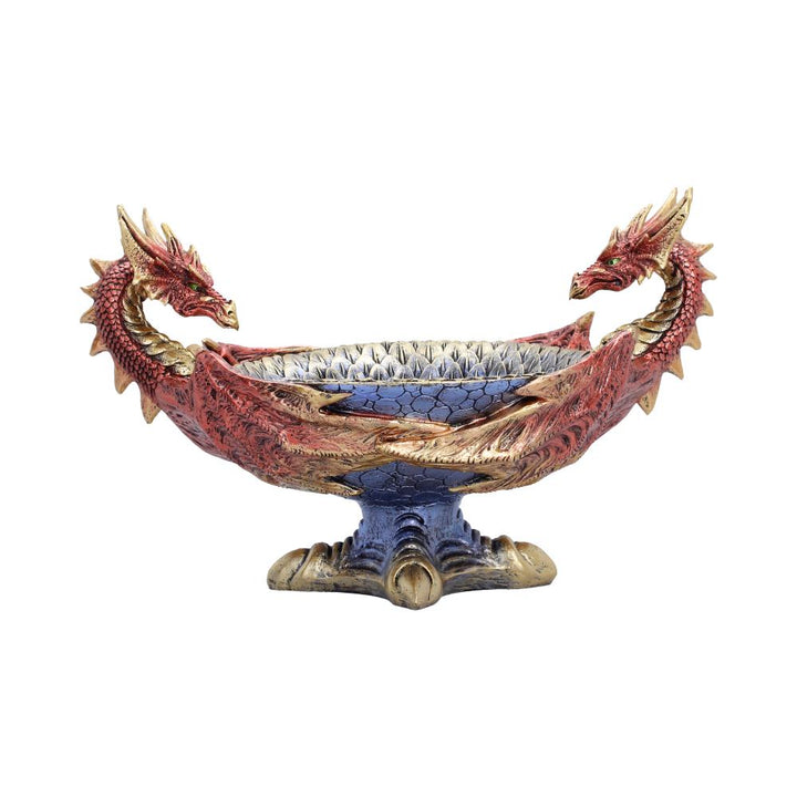 Scaled Red Dragon Bowl 18.7cm