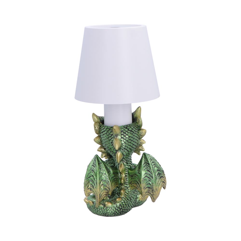 Bookwyrm Green Book Dragon Lamp 24.4cm 3