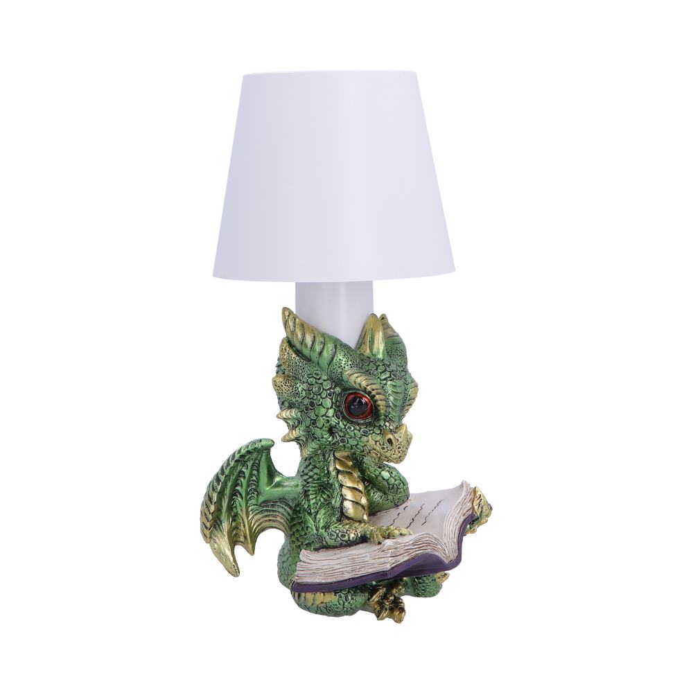Bookwyrm Green Book Dragon Lamp 24.4cm 4