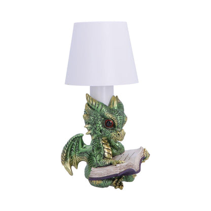 Bookwyrm Green Book Dragon Lamp 24.4cm 4