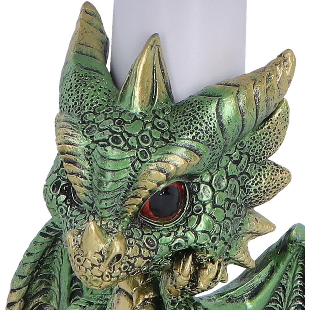 Bookwyrm Green Book Dragon Lamp 24.4cm 5