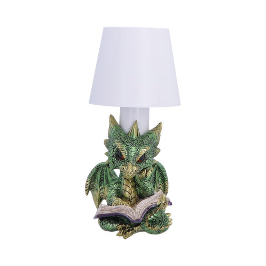 Bookwyrm Green Book Dragon Lamp 24.4cm 1