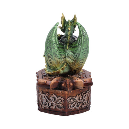 Hoard Protector Box Green Dragon Shield on Shield Box 13.4cm 3