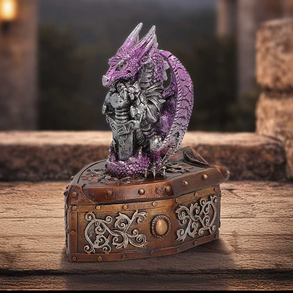 Purple Dragon on Horde Protector Shield Box 13.8cm 7