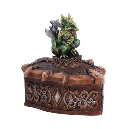 Hoard Defender Box Green Dragon on Shield Box 10.5cm 4