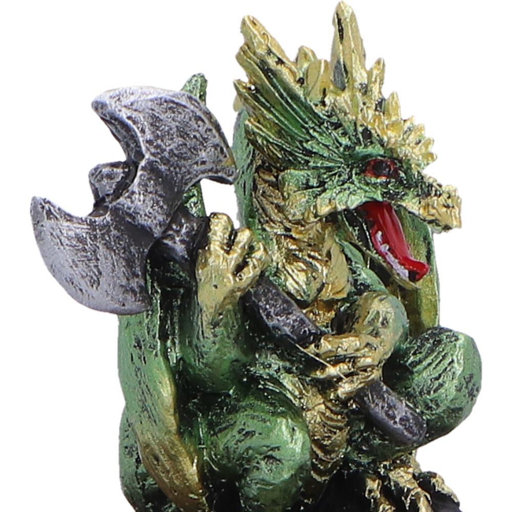 Hoard Defender Box Green Dragon on Shield Box 10.5cm 5