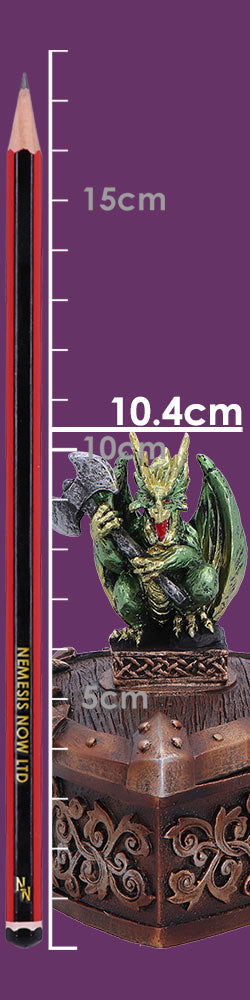 Hoard Defender Box Green Dragon on Shield Box 10.5cm 8