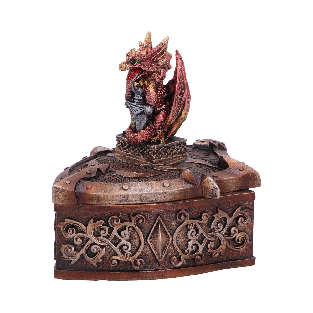 Hoard Defender Box Red Dragon on Shield Box 10.5cm 2