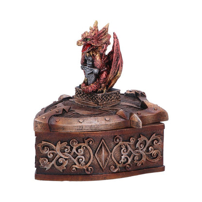 Hoard Defender Box Red Dragon on Shield Box 10.5cm 2