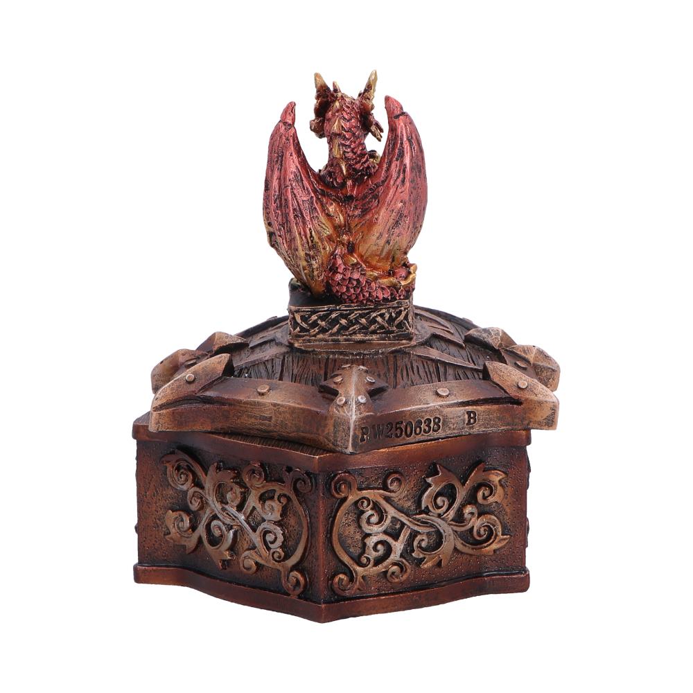 Hoard Defender Box Red Dragon on Shield Box 10.5cm 3
