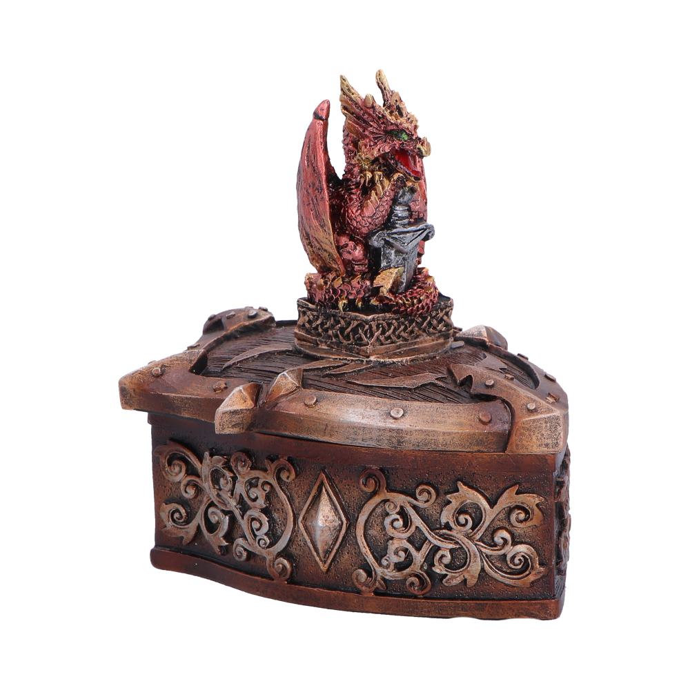 Hoard Defender Box Red Dragon on Shield Box 10.5cm 4