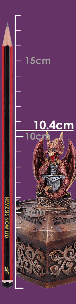 Hoard Defender Box Red Dragon on Shield Box 10.5cm 8