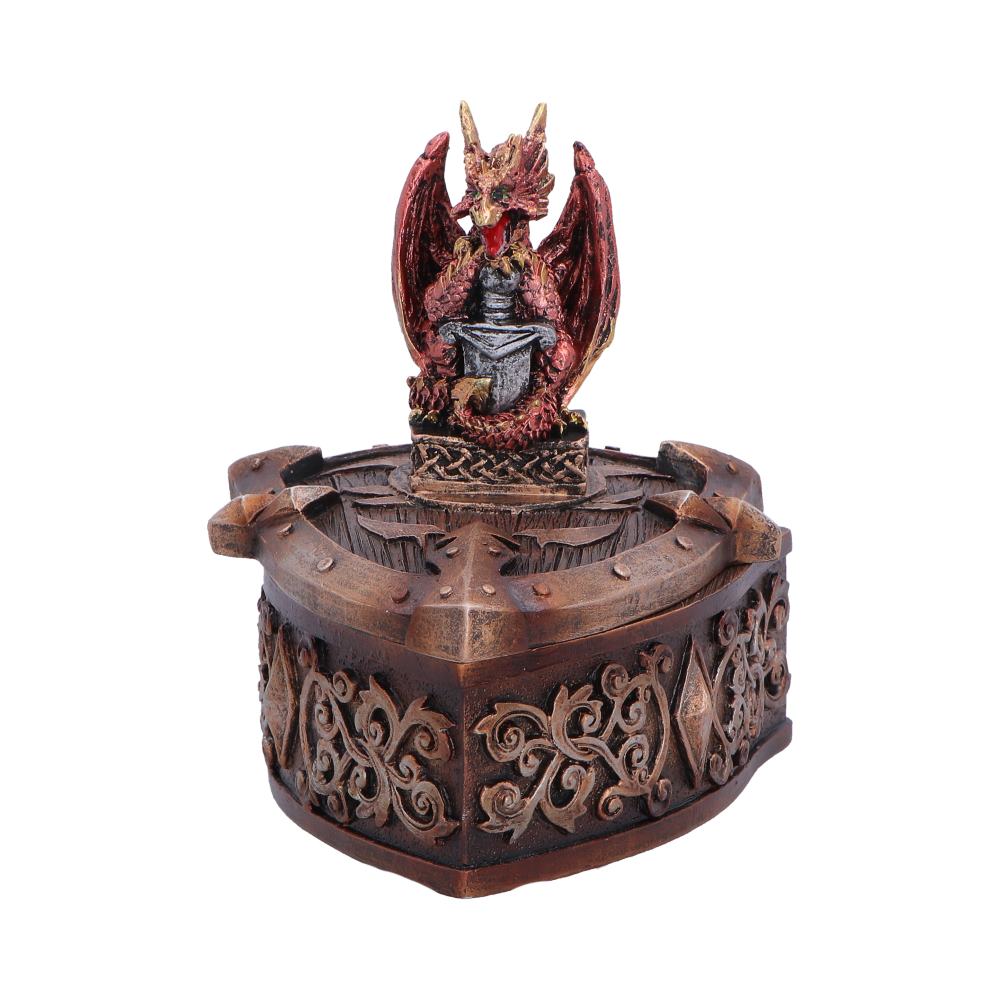 Hoard Defender Box Red Dragon on Shield Box 10.5cm 1