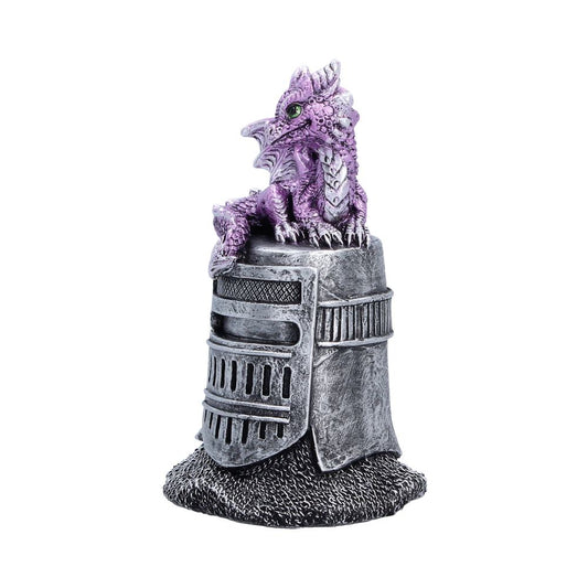 Hatchling Helm Purple Dragon on Knight Helmet 12.7cm 2