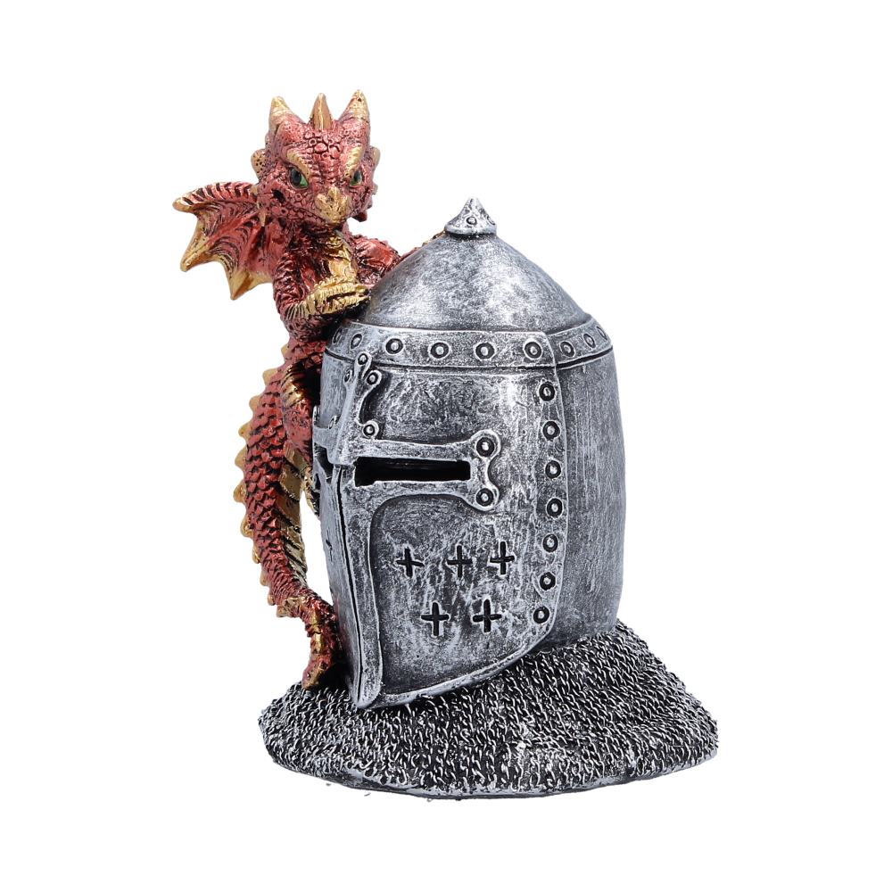 Red Dragon on Knight Helmet 12.3cm 3