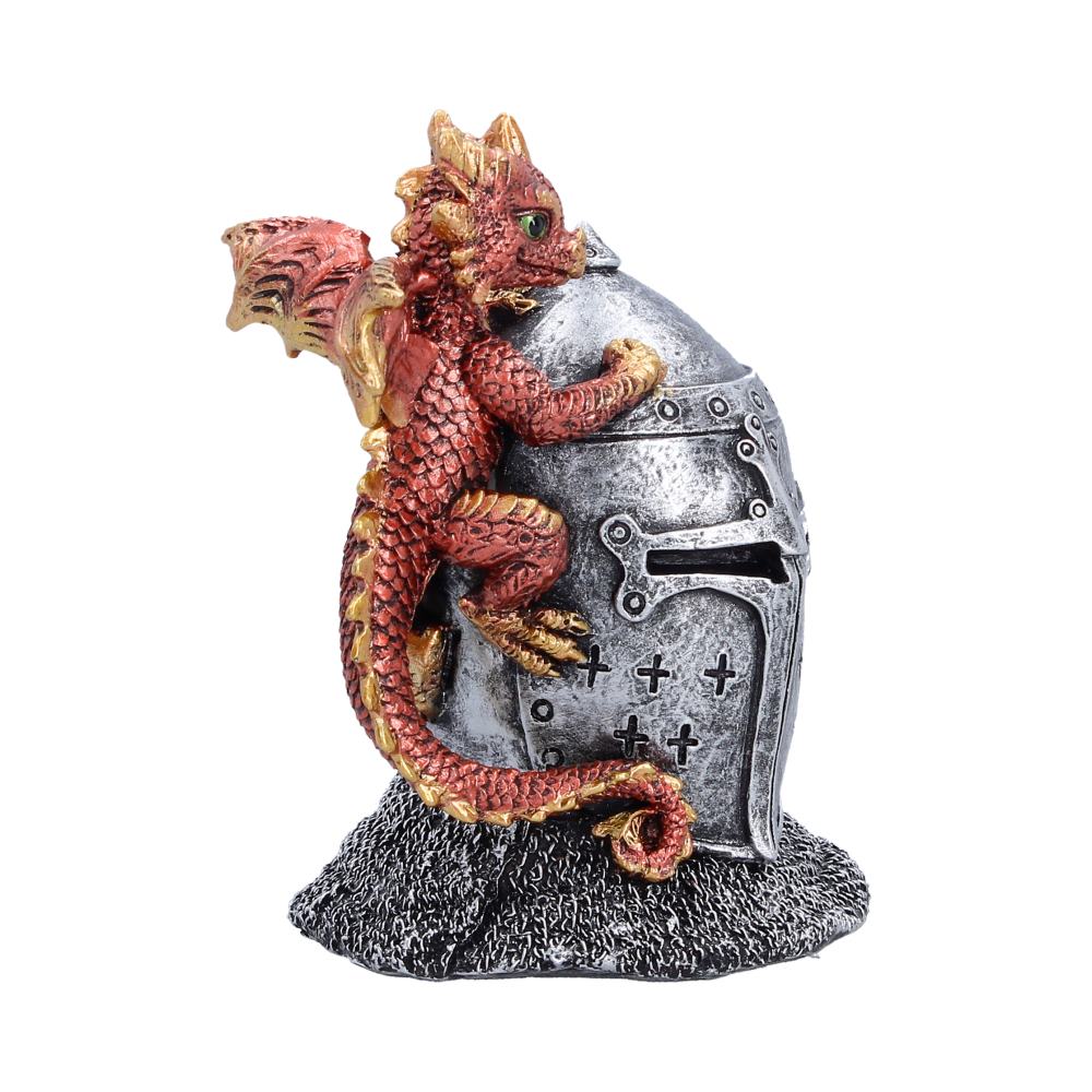 Red Dragon on Knight Helmet 12.3cm 5