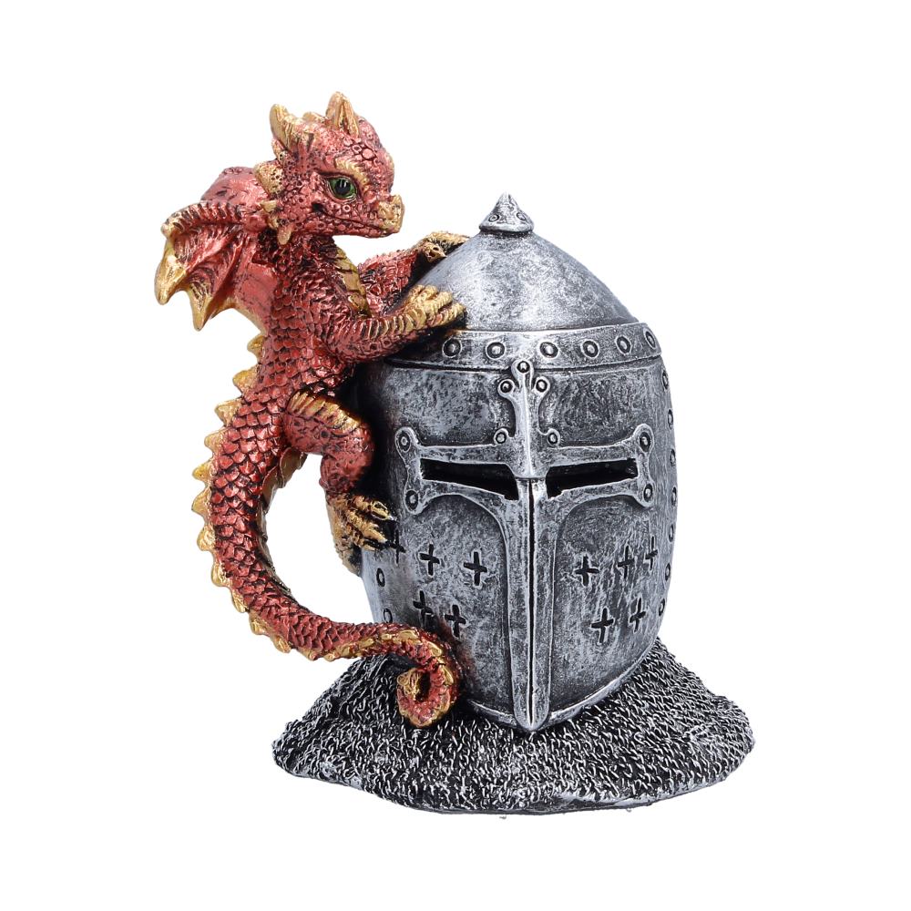 Red Dragon on Knight Helmet 12.3cm 2