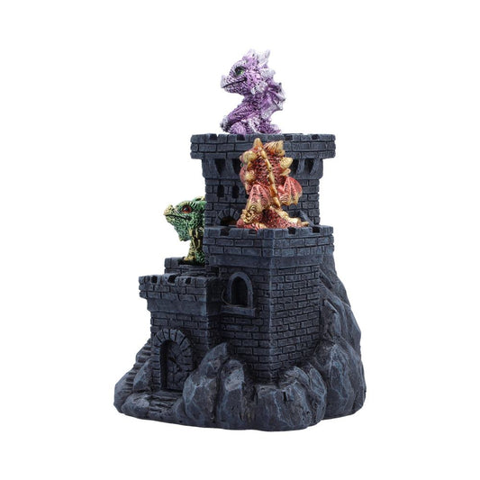 Dragonlings Keep LED Castle Display Piece 18cm 2