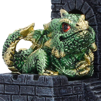 Dragonlings Keep LED Castle Display Piece 18cm 5