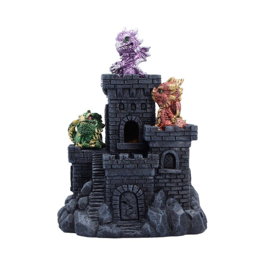 Dragonlings Keep LED Castle Display Piece 18cm 1