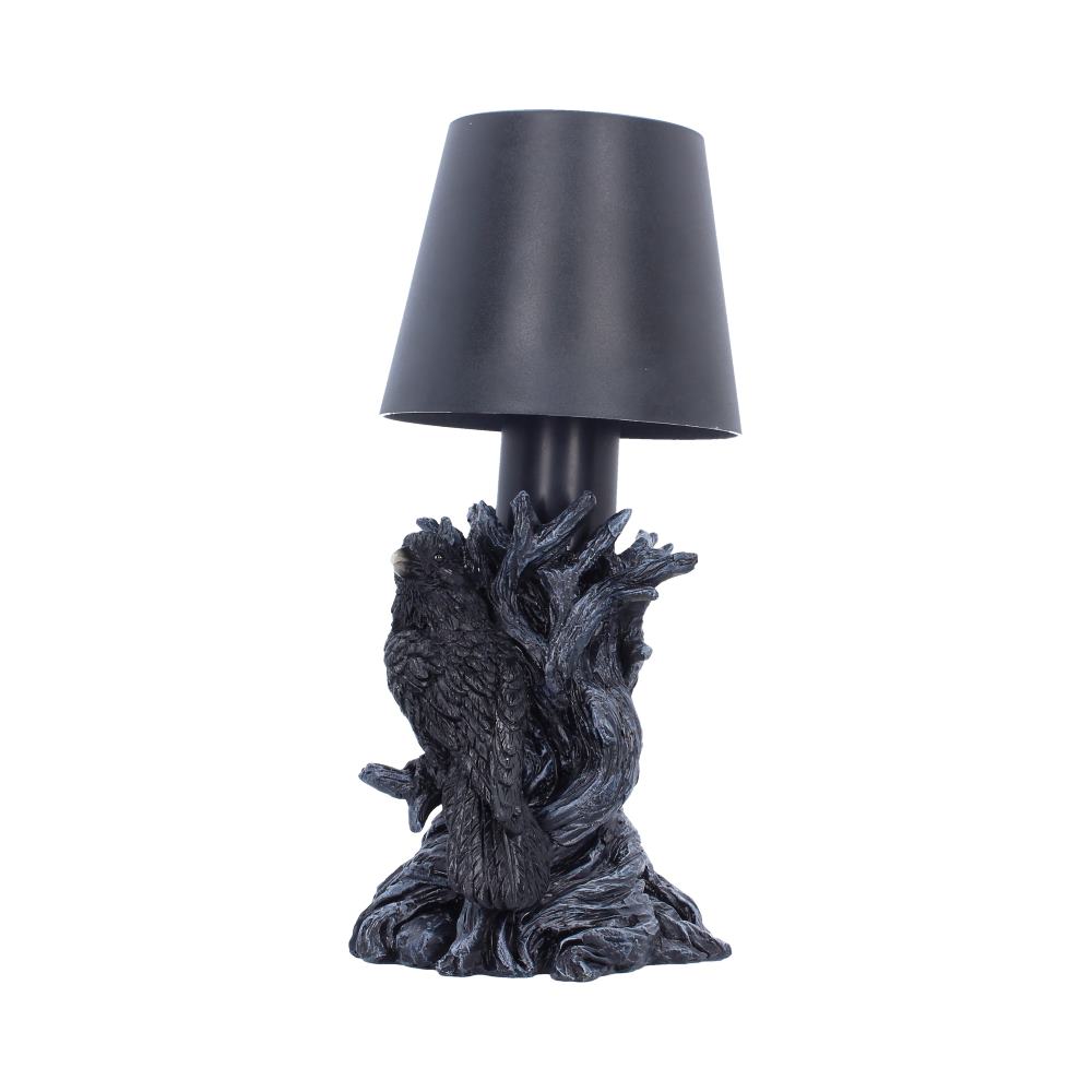 Nevermore Gothic Raven LED Lamp 25cm 2