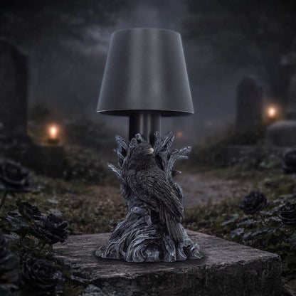 Nevermore Gothic Raven LED Lamp 25cm 7