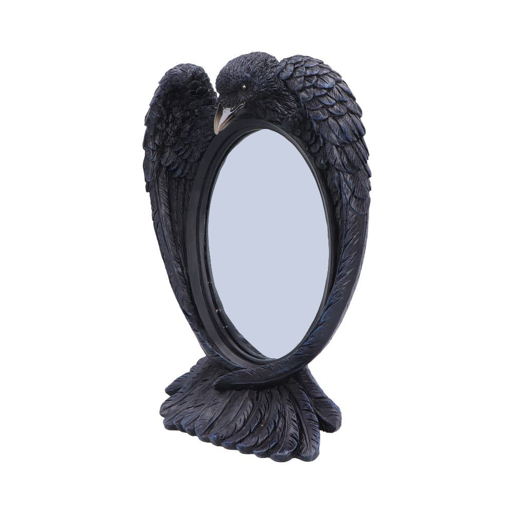 Nevermore Reflection Raven Standing or Wall Hanging Mirror 30.2cm 8