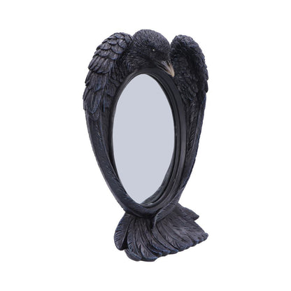 Nevermore Reflection Raven Standing or Wall Hanging Mirror 30.2cm 2