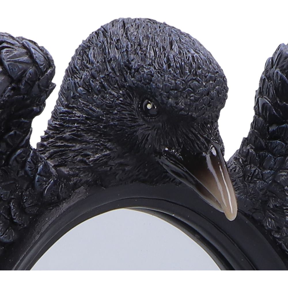 Nevermore Reflection Raven Standing or Wall Hanging Mirror 30.2cm 3