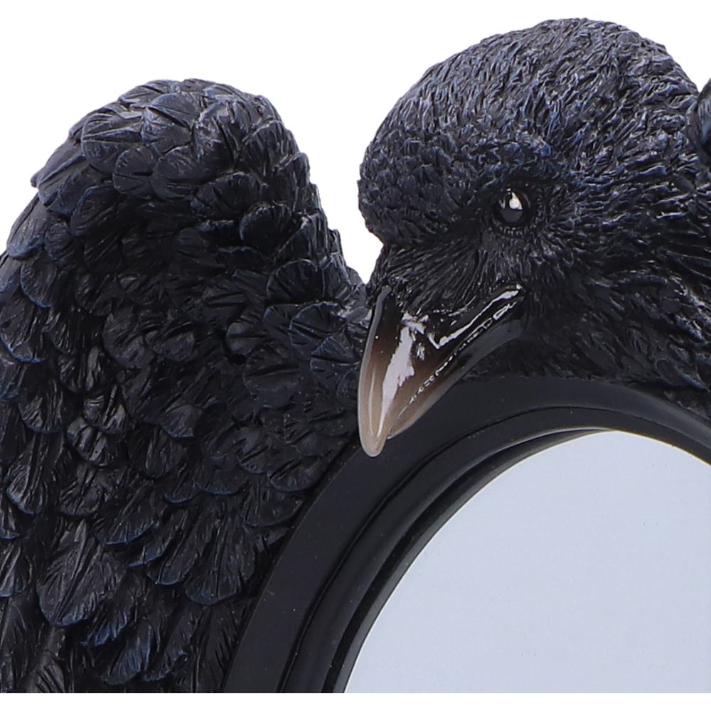 Nevermore Reflection Raven Standing or Wall Hanging Mirror 30.2cm 4