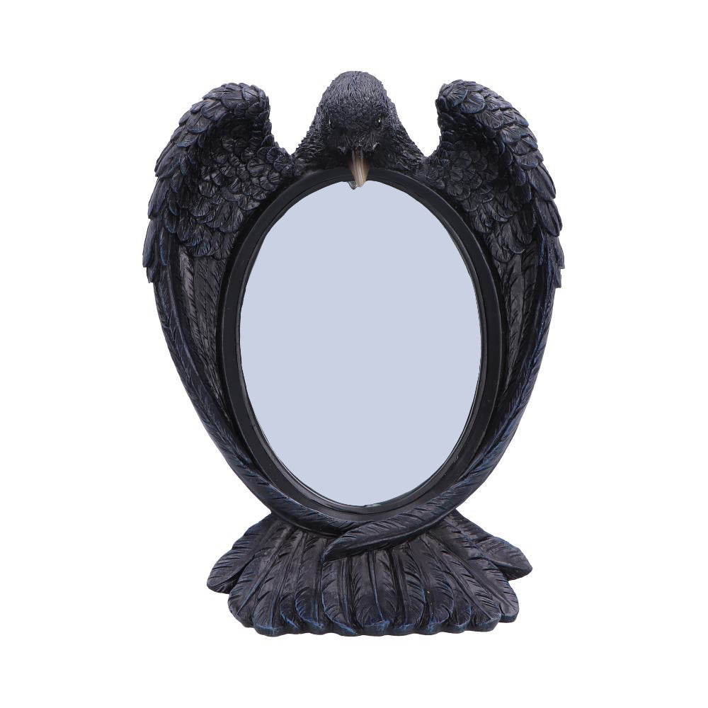 Nevermore Reflection Raven Standing or Wall Hanging Mirror 30.2cm 7