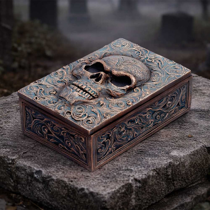 Skull Treasured Remains Box 5.6cm