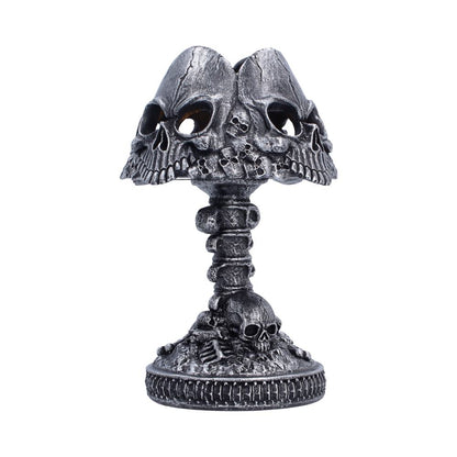 Last Light Lamp Gothic Skull Lamp Silver 22.6cm 4