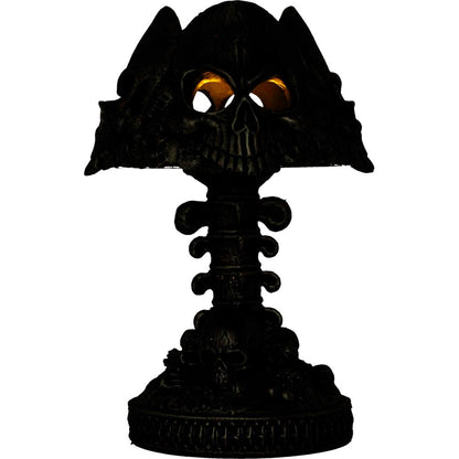 Last Light Lamp Gothic Skull Lamp Silver 22.6cm 6