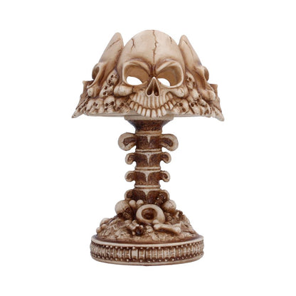 Last Light Gothic Skull Lamp Bone 22.6cm 3