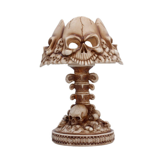 Last Light Gothic Skull Lamp Bone 22.6cm 1