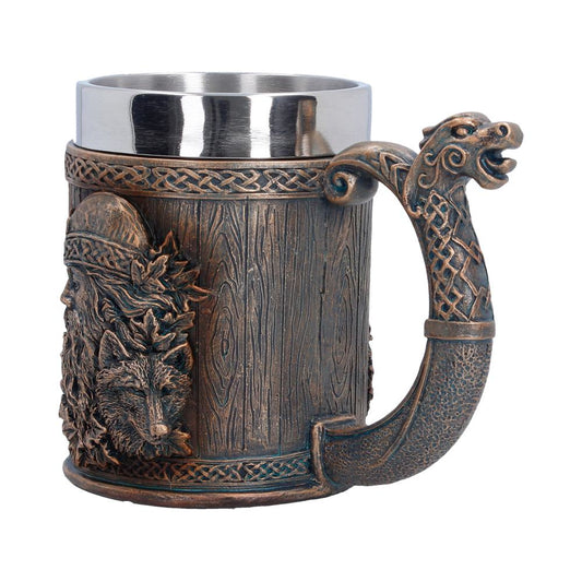 Til Valhalla Viking Ship Tankard 11.7cm 2