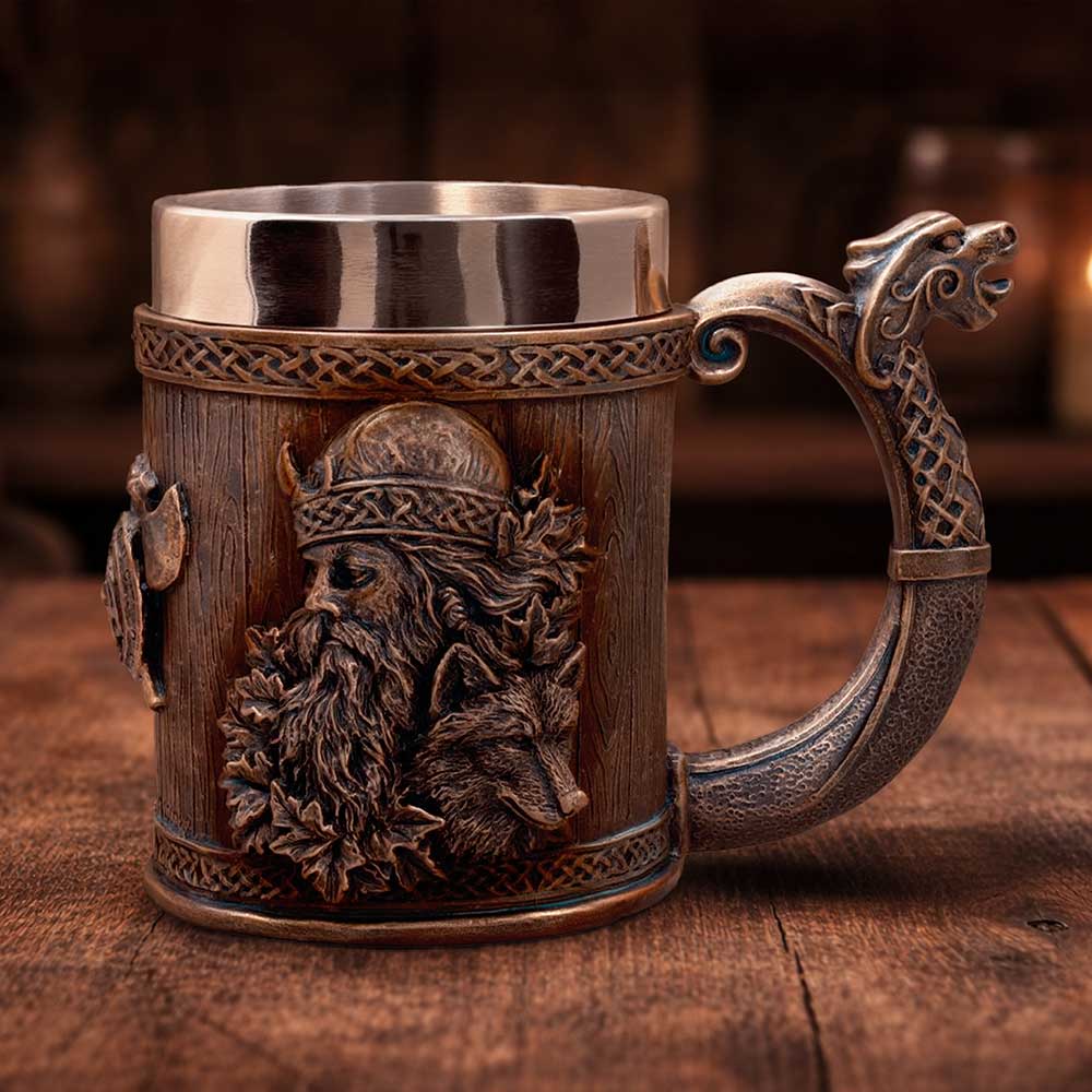 Til Valhalla Viking Ship Tankard 11.7cm 7
