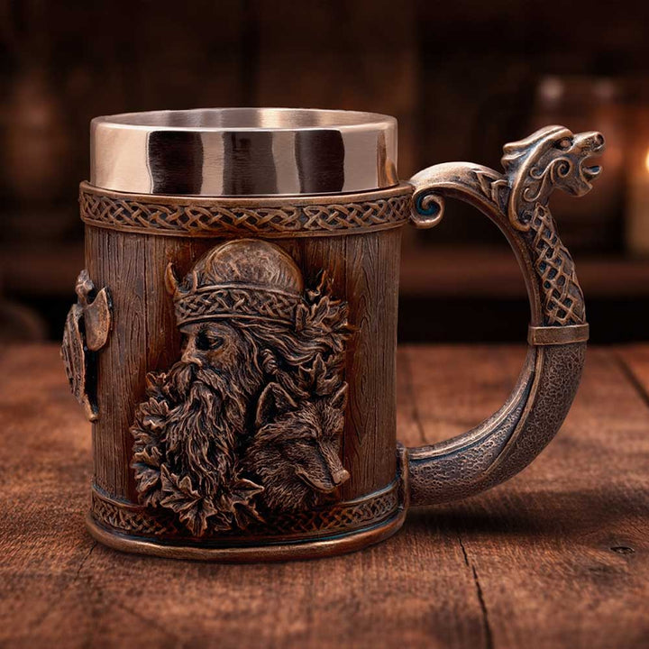 Til Valhalla Viking Ship Tankard 11.7cm 7