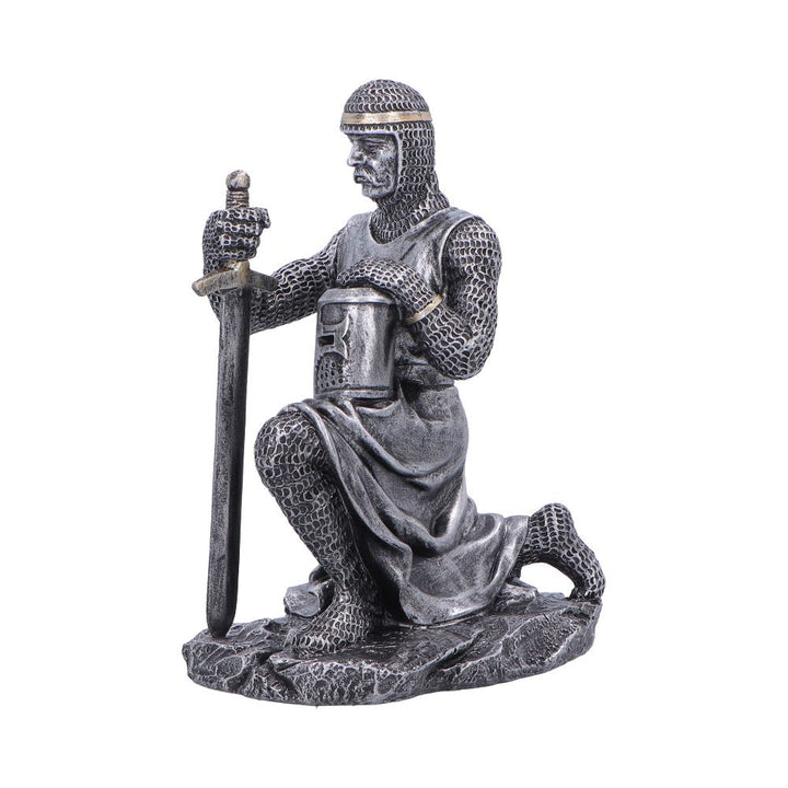 Medieval Soldier Pledge Figurine 15.1cm